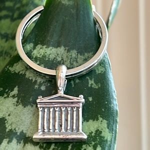 NWT Lagos sterling silver key ring